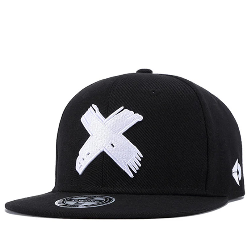 New Snapback Baseball Hat Ten Times Embroidery Adjustable Hats  for Youth Men Women Fashion Cap Flat Trend Street Dance Caps