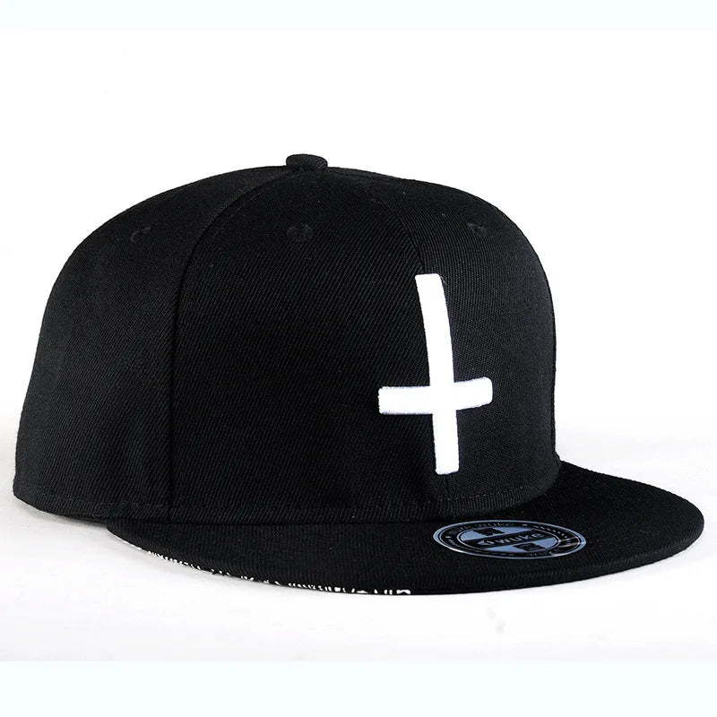 New Snapback Baseball Hat Ten Times Embroidery Adjustable Hats  for Youth Men Women Fashion Cap Flat Trend Street Dance Caps