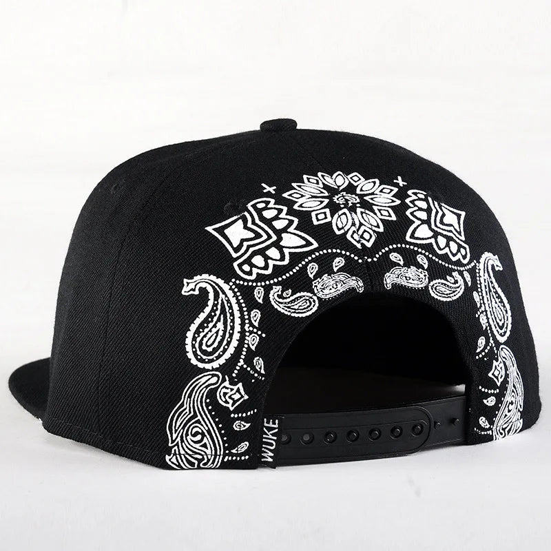 New Snapback Baseball Hat Ten Times Embroidery Adjustable Hats  for Youth Men Women Fashion Cap Flat Trend Street Dance Caps