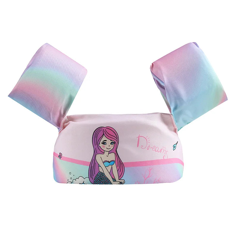 Kid Safe Swim Foam Float Arm Sleeve Armbands Floating Ring Buoyancy Swimming Equipment Pool Toys Soft Wear Resistant Portable