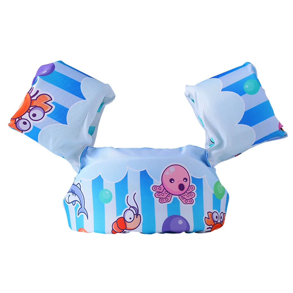 Kid Safe Swim Foam Float Arm Sleeve Armbands Floating Ring Buoyancy Swimming Equipment Pool Toys Soft Wear Resistant Portable