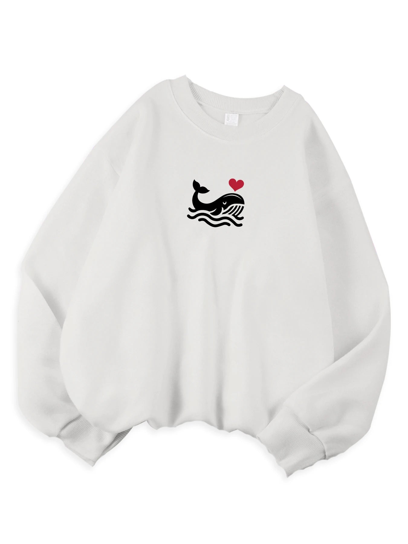 Casual Women's Sweatshirts Kawaii Bow Graphic Prints Pullover Comfortable Warm Oversize Hoodie Autumn Fleece Soft Female Clothes