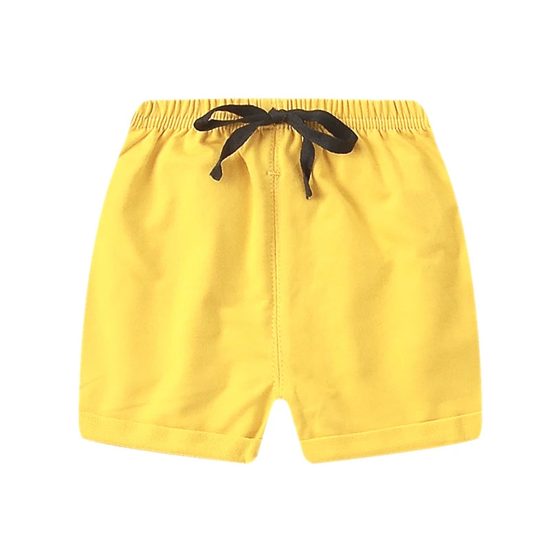 Toddler Boy Teenage Girl Shorts Cotton Kids Sport 0 to 1 2 3 4 5 6 Years Summer Black White Running Shorts for Children Clothing
