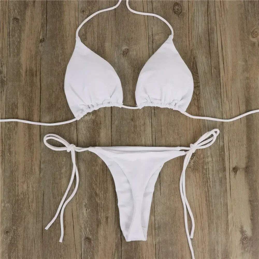 Sexy Women Bikini Brazilian Swimsuit Push-up Bra Bikini Set Two Piece Swim Suit Swimwear Beachwear Bathing Maillot De Bain Femme