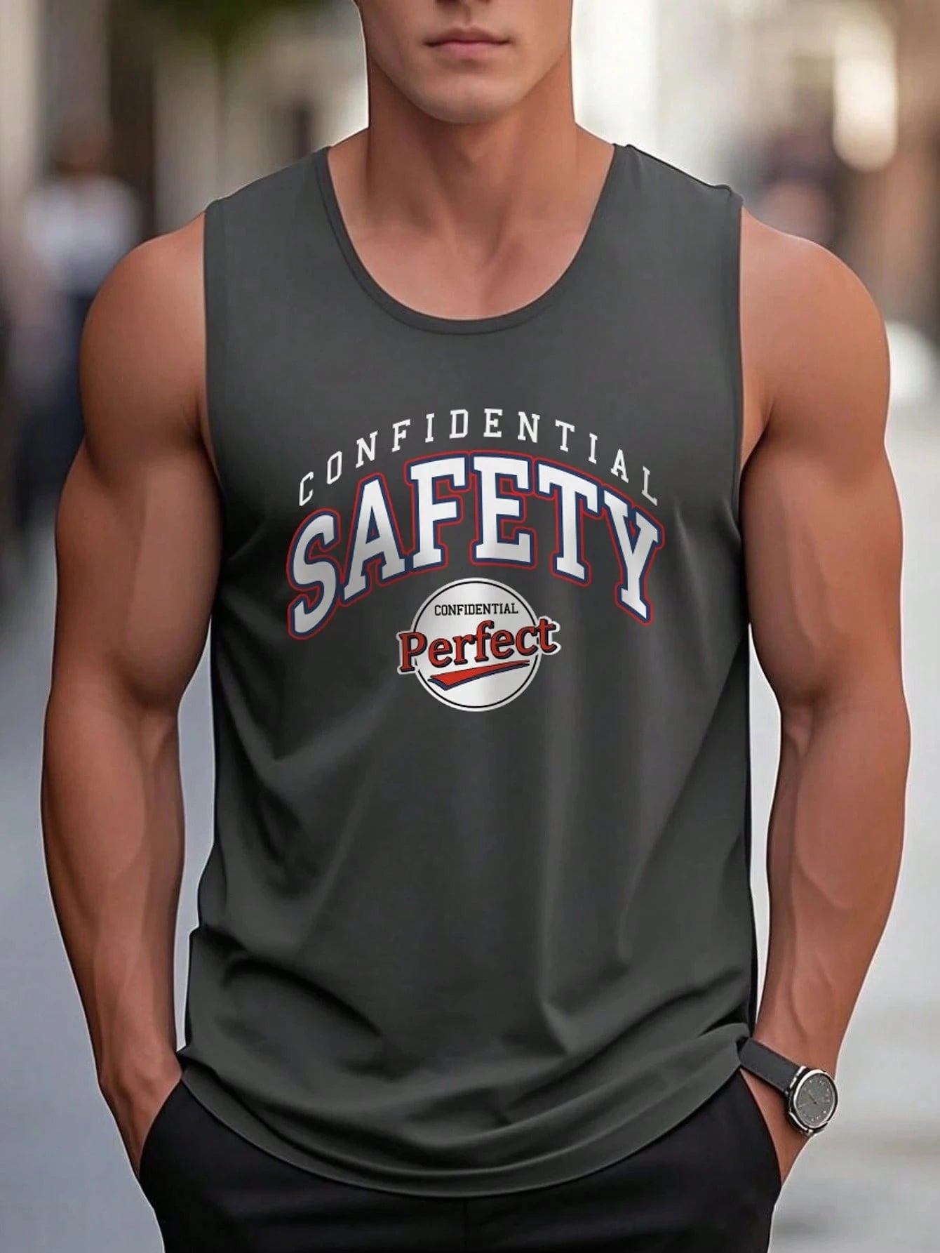 Men's Sleeveless T Shirt Minimalist Tank Top Suitable For Summer Outdoor Street Basketball Jersey Sports Men's Man Clothing Tees