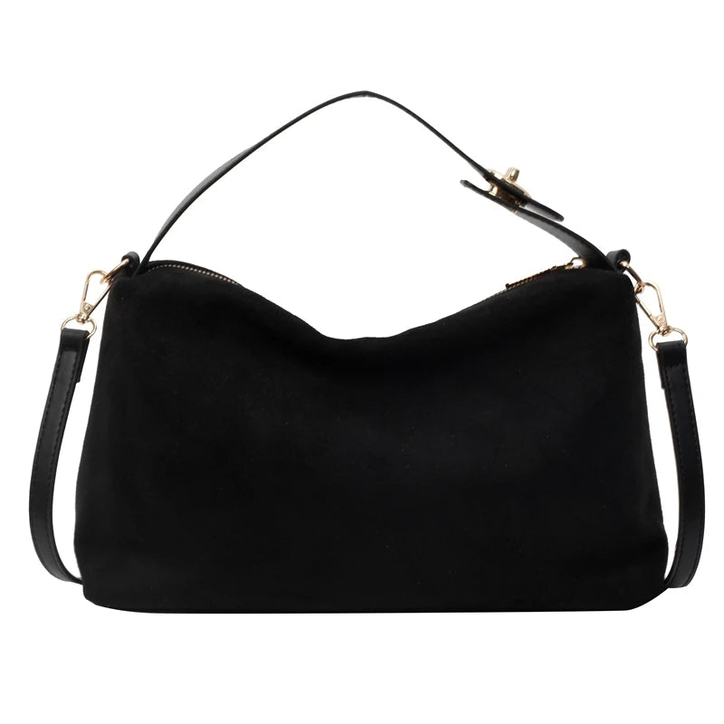 Advanced Retro Bag for Women's 2025 New Textured Frosted Shoulder Bag with Small Capacity Crossbody Commuting Tote Bag Summer