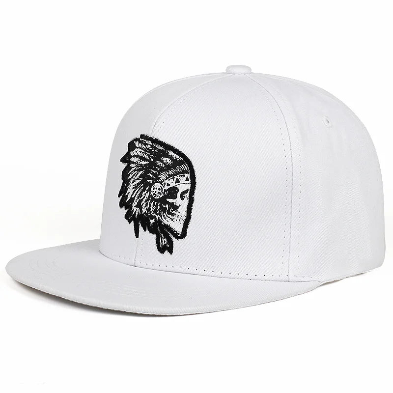 New Snapback Baseball Hat Ten Times Embroidery Adjustable Hats  for Youth Men Women Fashion Cap Flat Trend Street Dance Caps