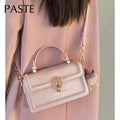 New 2026 Pink Tender Color Small Messenger Bag Leisure Crocodile Cow Leather Women Crossbody Bag Summer Daily-use Handbag