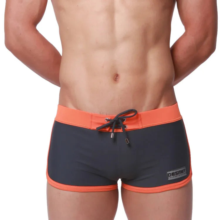 Summer Beach Mens Swimming Shorts For Men Swim Trunks Bermuda Surf Gym Swimwear Boxer Briefs Sexy Man Swimsuit Desmiit Zwembroek