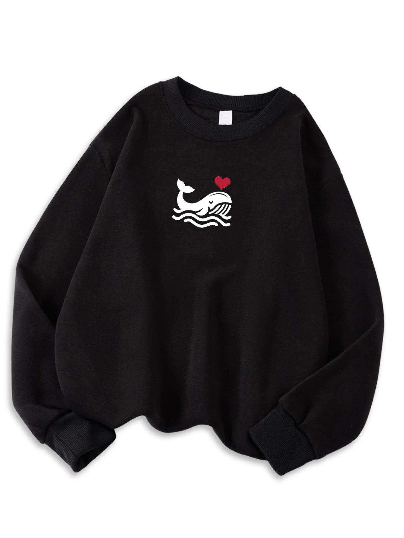 Casual Women's Sweatshirts Kawaii Bow Graphic Prints Pullover Comfortable Warm Oversize Hoodie Autumn Fleece Soft Female Clothes