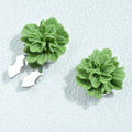 ICEYY Elegant Women's Shirts Cufflinks  Clusterflower Button Covers Set Womens Shirt Cufflinks for Tux Shirt Decoration