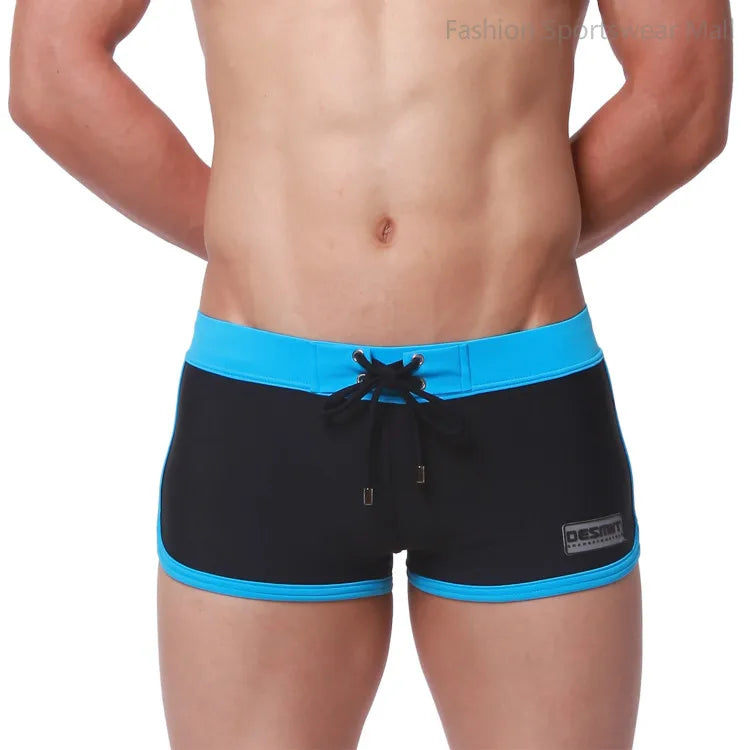 Summer Beach Mens Swimming Shorts For Men Swim Trunks Bermuda Surf Gym Swimwear Boxer Briefs Sexy Man Swimsuit Desmiit Zwembroek