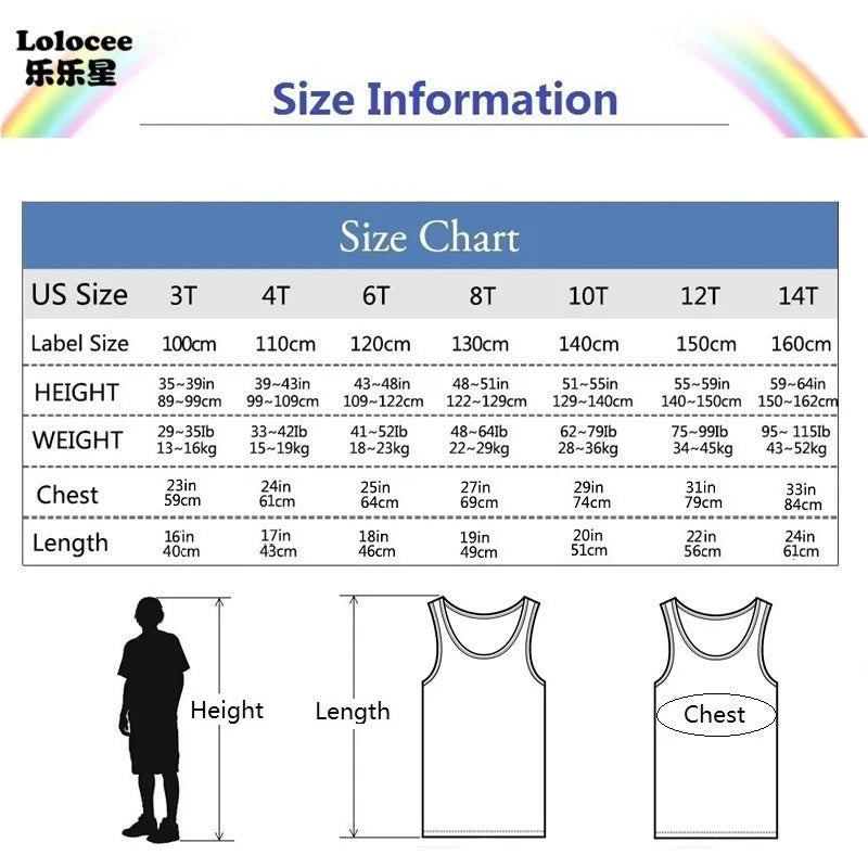 2024 Toddler Kid Clothes Summer Cotton Vest Top Boys Sleeveless Cartoon Dabbing Astronaut T-shirt Children Singlets