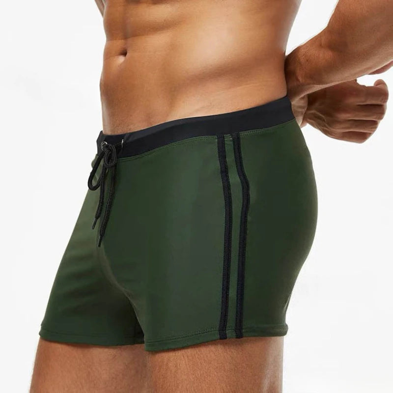 2025 New Men's Swimming Briefs Swimtrunks  Boy Swimwear Male Beach Shorts Swimsuit Waterproof Underpants homens maillot de bain