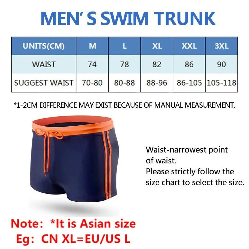 2025 New Men's Swimming Briefs Swimtrunks  Boy Swimwear Male Beach Shorts Swimsuit Waterproof Underpants homens maillot de bain