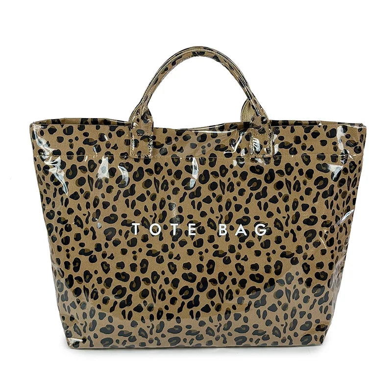 Leopard Print Women's Handbag Summer New Large-capacity Fashionable Tote Bag Fashionable Handbag Bags for Women Designer Bags