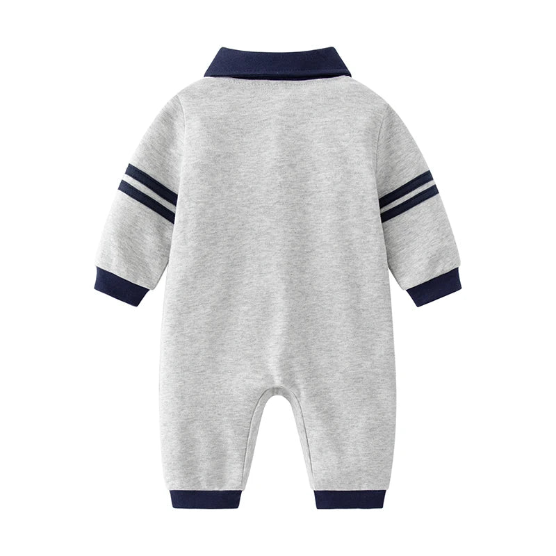 Baby onesies, cotton simple spring and autumn style long-sleeved climbing clothes, boy baby Ha clothes fashion outerwear