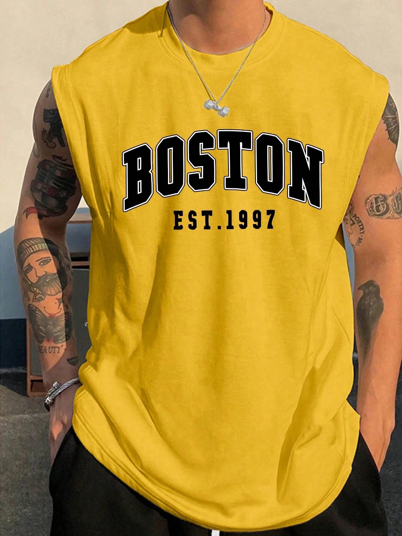Men's Sleeveless T Shirt Minimalist Tank Top Suitable For Summer Outdoor Street Basketball Jersey Sports Men's Man Clothing Tees