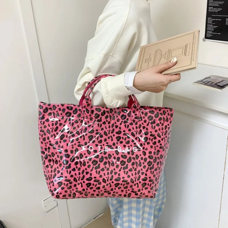 Leopard Print Women's Handbag Summer New Large-capacity Fashionable Tote Bag Fashionable Handbag Bags for Women Designer Bags