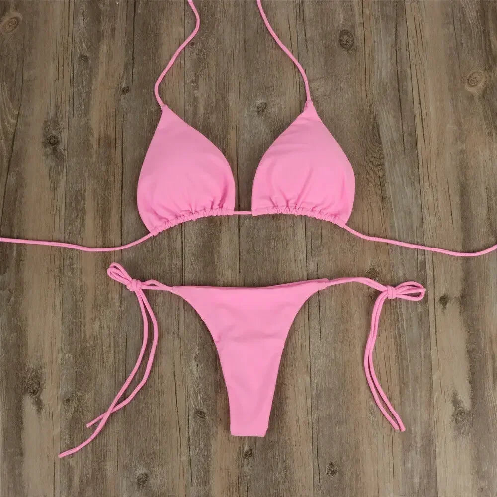 Sexy Women Bikini Brazilian Swimsuit Push-up Bra Bikini Set Two Piece Swim Suit Swimwear Beachwear Bathing Maillot De Bain Femme