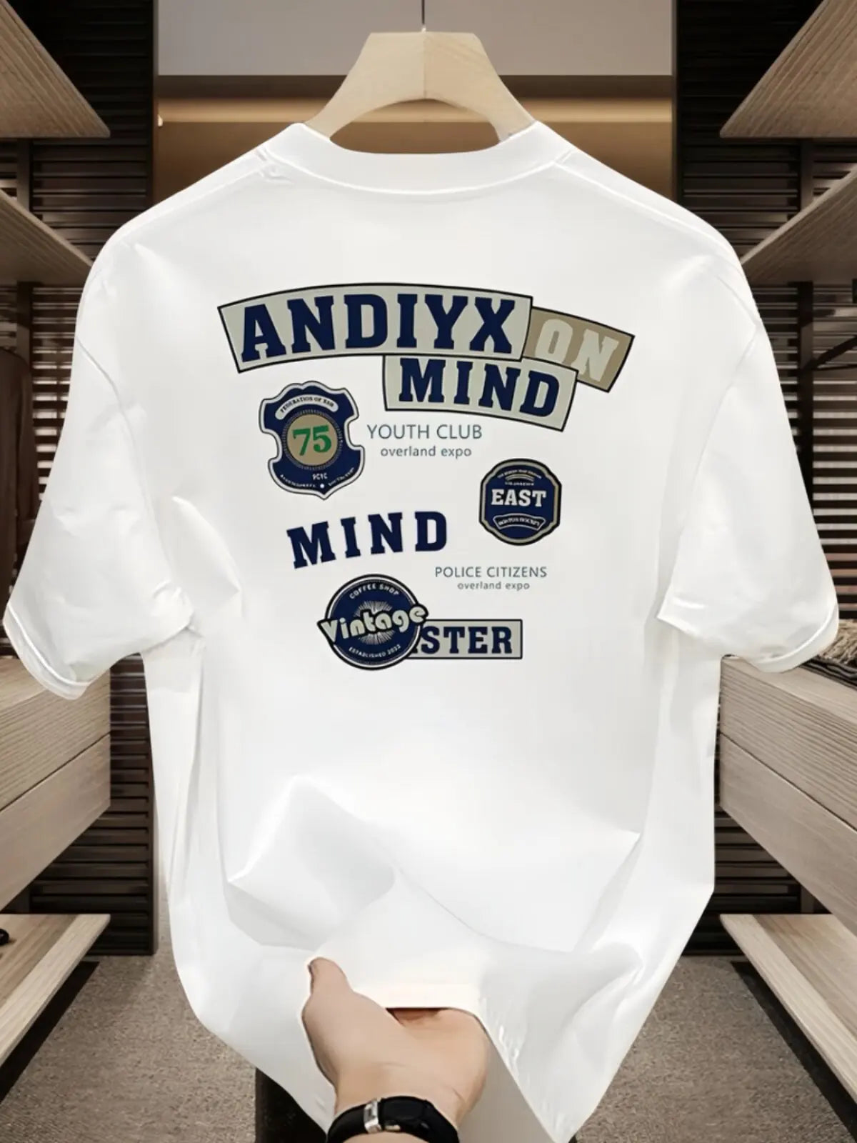 Men's clothing - Summer short-sleeved relaxed and comfortable high-quality printed T-shirt