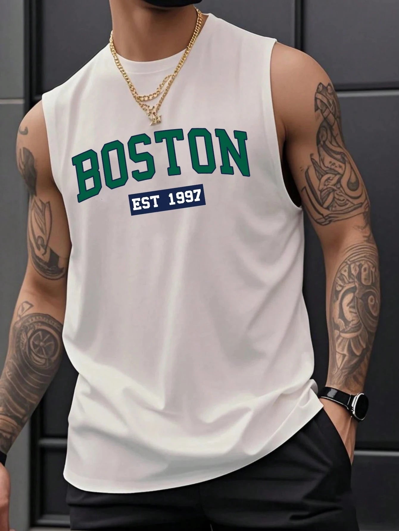 Men's Sleeveless T Shirt Minimalist Tank Top Suitable For Summer Outdoor Street Basketball Jersey Sports Men's Man Clothing Tees