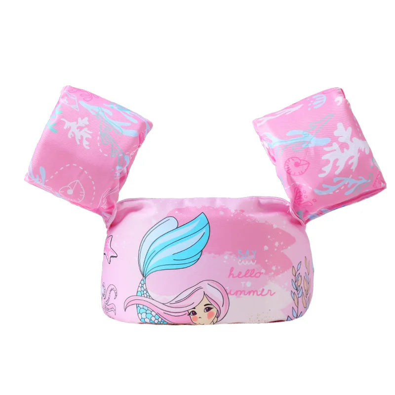 Kid Safe Swim Foam Float Arm Sleeve Armbands Floating Ring Buoyancy Swimming Equipment Pool Toys Soft Wear Resistant Portable