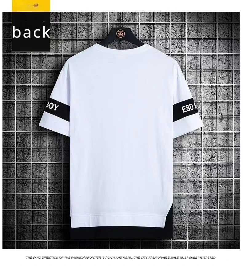 T Shirt Brand Men Clothing T-Shirts Fashion Short Sleeve Tshirt Streetwear Summer Round Neck Tees Man Sport Sportwear  vintage