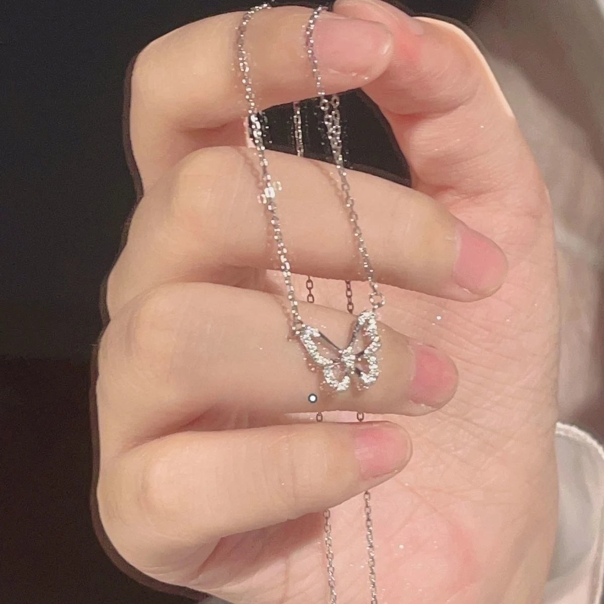 Light Luxury Minimalist Versatile Necklace Women's Fashionable Trendy Accessories Exquisite Ethereal Niche Collarbone Chain