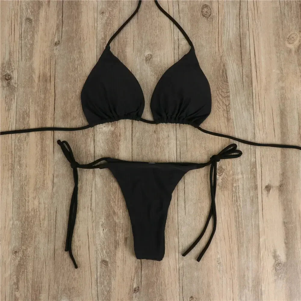 Sexy Women Bikini Brazilian Swimsuit Push-up Bra Bikini Set Two Piece Swim Suit Swimwear Beachwear Bathing Maillot De Bain Femme