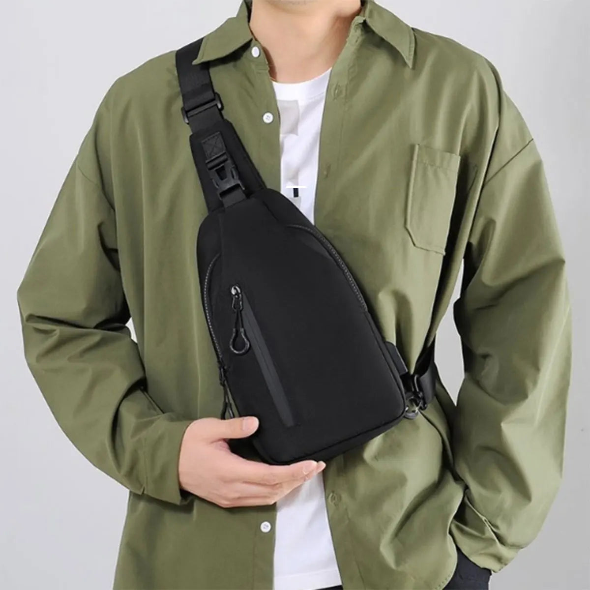 Korean breast bag Spring/summer leisure bag Sports women's oblique shoulder bag Fashion single shoulder crossbody bag