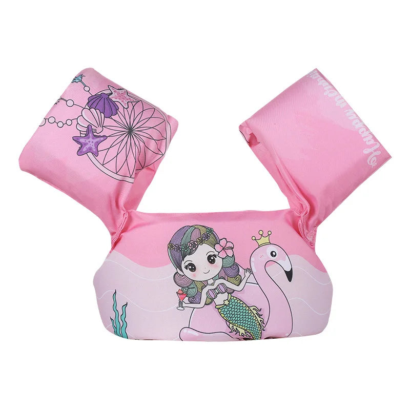 Kid Safe Swim Foam Float Arm Sleeve Armbands Floating Ring Buoyancy Swimming Equipment Pool Toys Soft Wear Resistant Portable