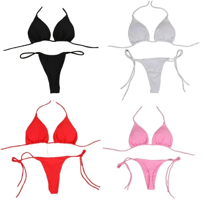 Sexy Women Bikini Brazilian Swimsuit Push-up Bra Bikini Set Two Piece Swim Suit Swimwear Beachwear Bathing Maillot De Bain Femme