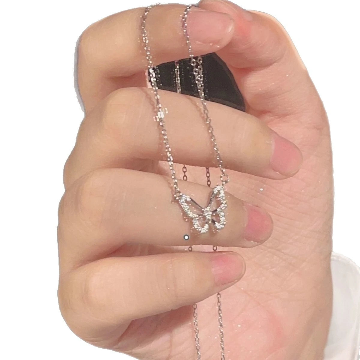 Light Luxury Minimalist Versatile Necklace Women's Fashionable Trendy Accessories Exquisite Ethereal Niche Collarbone Chain