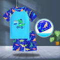 Children's Swimming Costume Three-Piece Boys and Girls New Small and Medium-Sized Children's Split Boy's Swimsuit Suit Suit