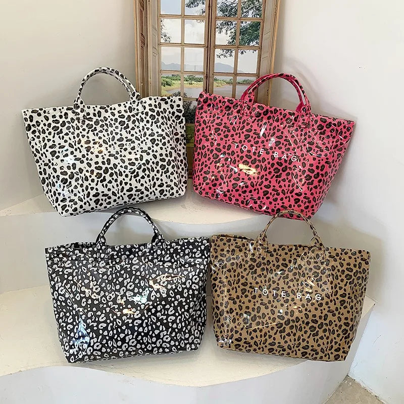 Leopard Print Women's Handbag Summer New Large-capacity Fashionable Tote Bag Fashionable Handbag Bags for Women Designer Bags