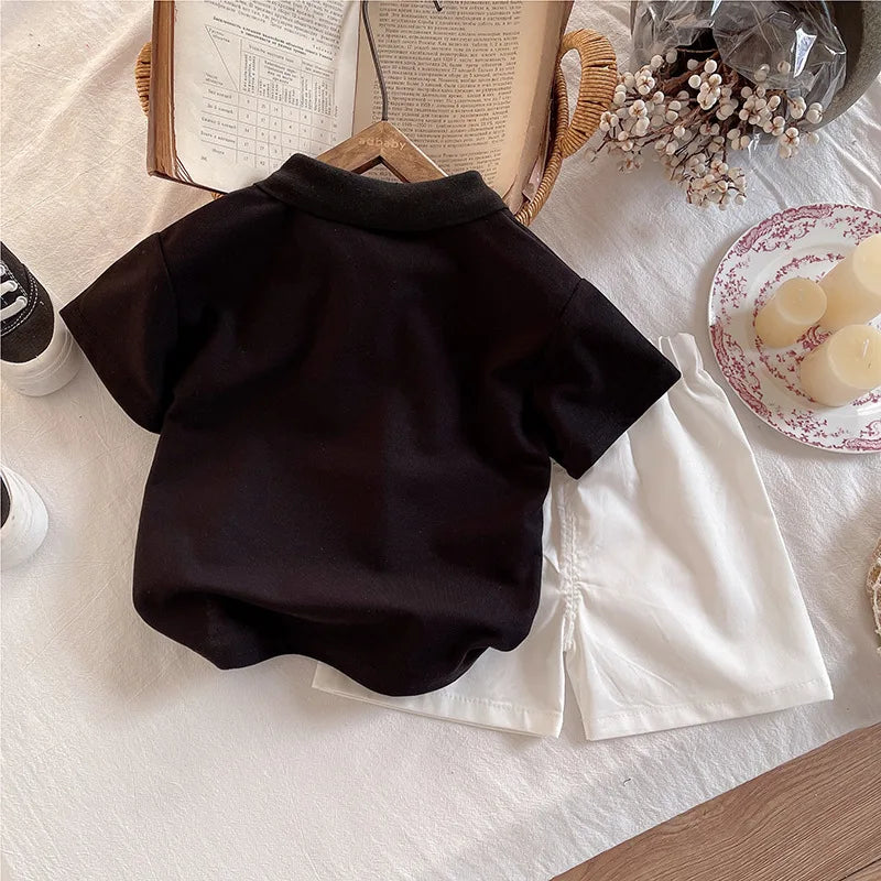 New Summer Baby Boys Clothing Suit Children Boys T-Shirt Shorts 2Pcs/Sets Infant Kids Clothes Casual Costume Toddler Tracksuits
