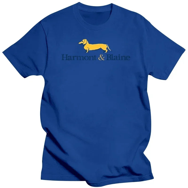 Mens New  Clothing Summer  Cotton  Men Fashion Cotton T Shirts Harmont   Blaine Logo Man Casual Short Sleeve Tops Black