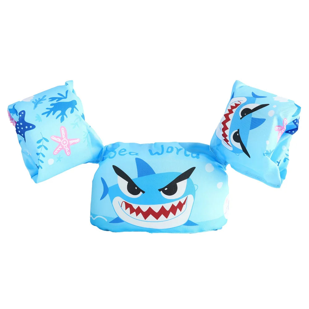 Kid Safe Swim Foam Float Arm Sleeve Armbands Floating Ring Buoyancy Swimming Equipment Pool Toys Soft Wear Resistant Portable