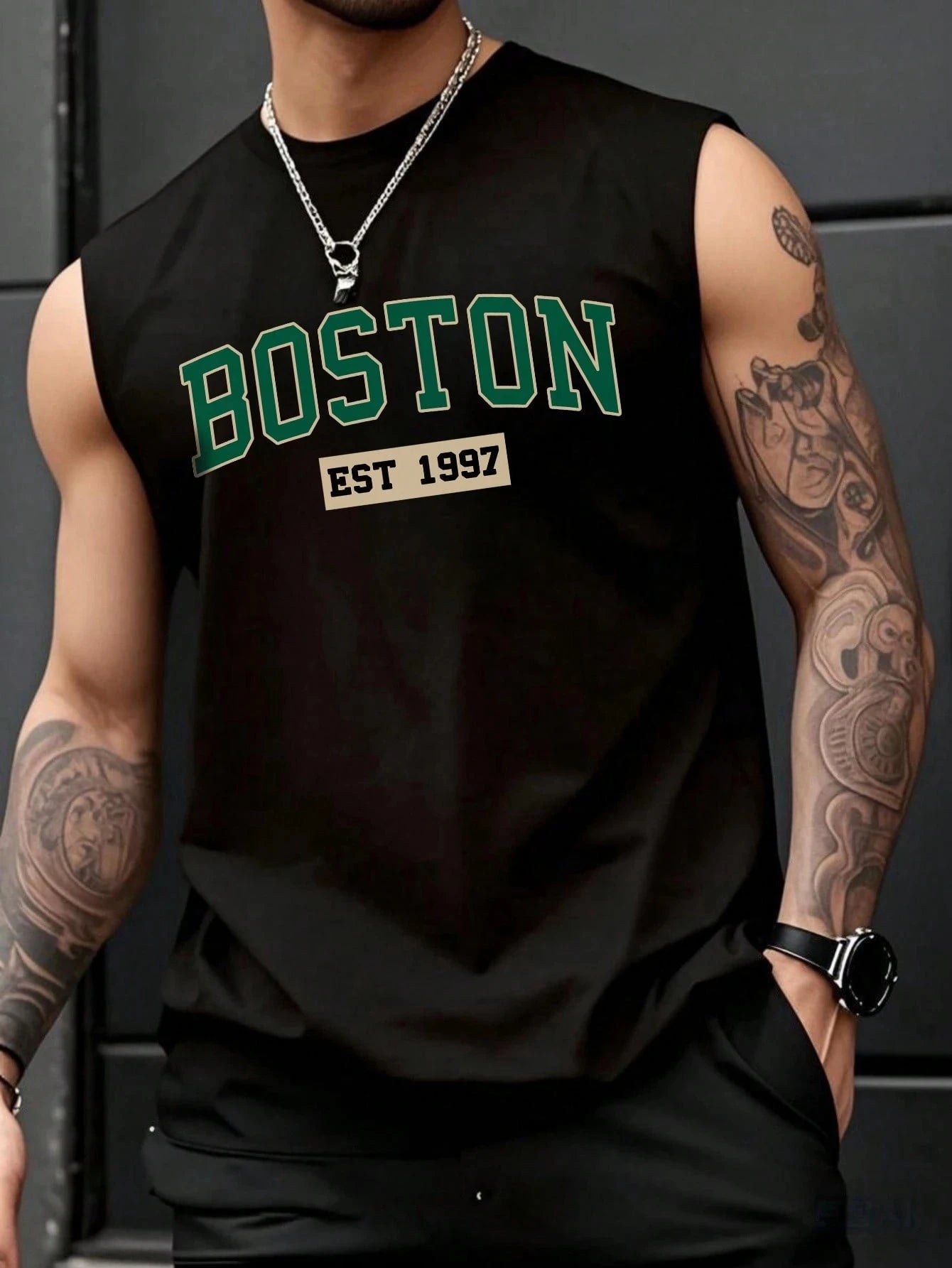 Men's Sleeveless T Shirt Minimalist Tank Top Suitable For Summer Outdoor Street Basketball Jersey Sports Men's Man Clothing Tees