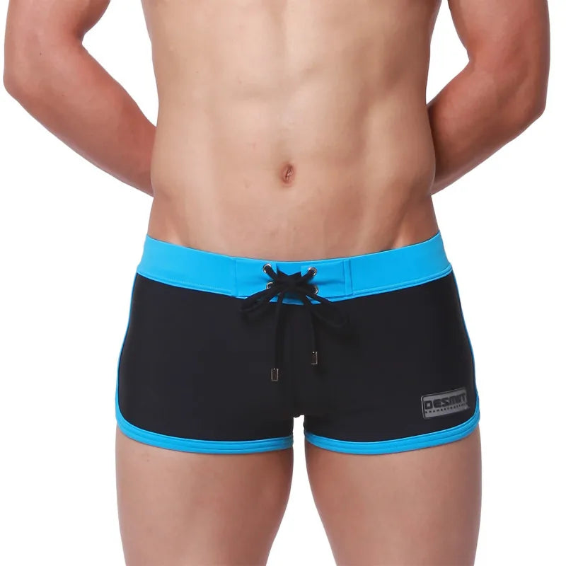 Summer Beach Mens Swimming Shorts For Men Swim Trunks Bermuda Surf Gym Swimwear Boxer Briefs Sexy Man Swimsuit Desmiit Zwembroek