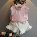 Toddler Girl Summer Clothing Set Baby Girls Printed T-shirt + Short Pants Outfit Infant Kids' Fashion Clothes 0-5 Years
