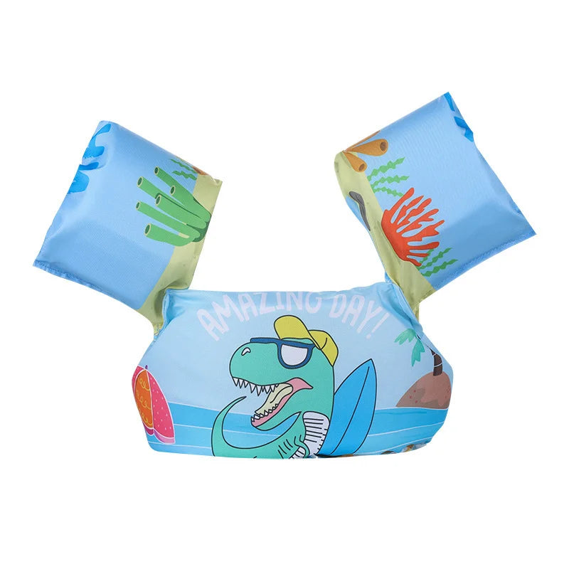 Kid Safe Swim Foam Float Arm Sleeve Armbands Floating Ring Buoyancy Swimming Equipment Pool Toys Soft Wear Resistant Portable