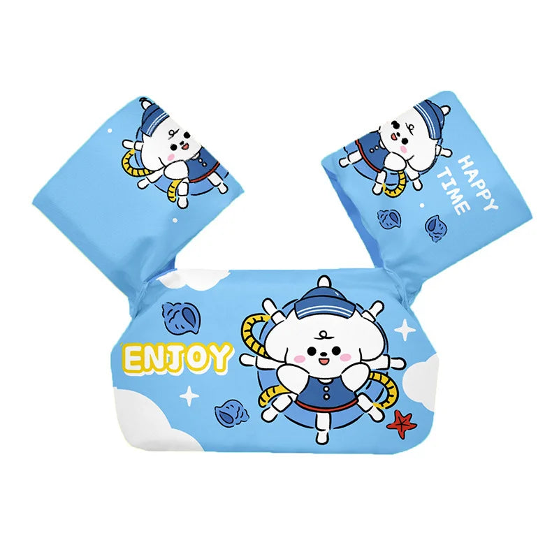 Kid Safe Swim Foam Float Arm Sleeve Armbands Floating Ring Buoyancy Swimming Equipment Pool Toys Soft Wear Resistant Portable