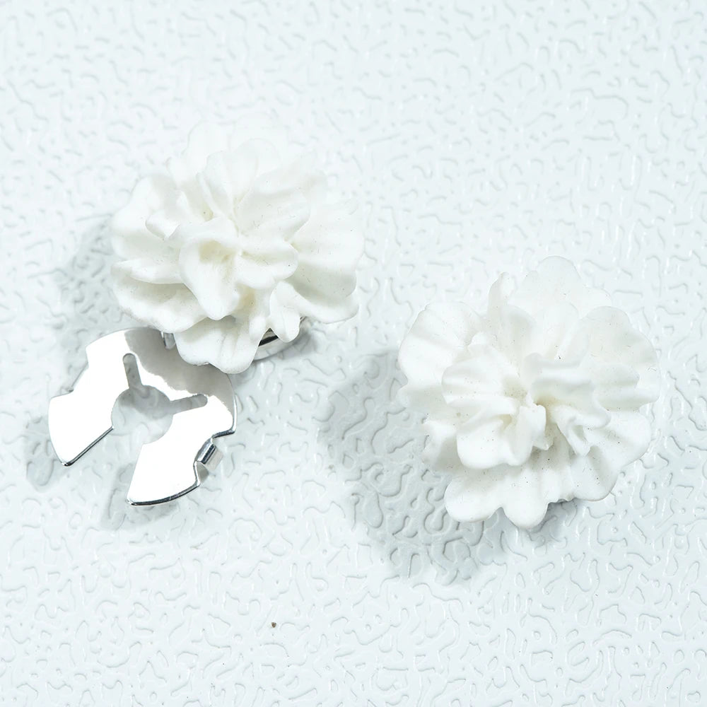 ICEYY Elegant Women's Shirts Cufflinks  Clusterflower Button Covers Set Womens Shirt Cufflinks for Tux Shirt Decoration