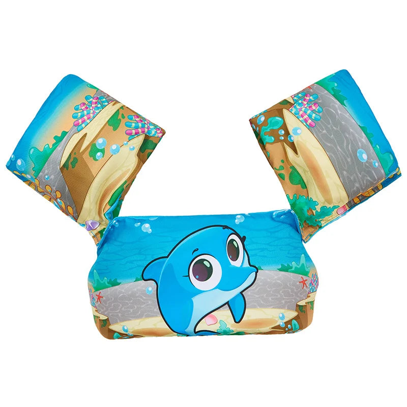 Kid Safe Swim Foam Float Arm Sleeve Armbands Floating Ring Buoyancy Swimming Equipment Pool Toys Soft Wear Resistant Portable