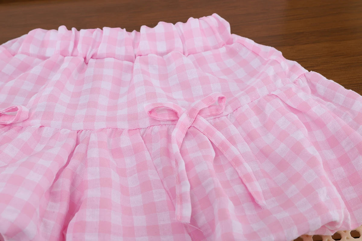 Toddler Girl Summer Clothing Set Baby Girls Printed Rabbit T-shirt Short Pants Outfit Infant Kids Fashion Girls Clothes 0-4Years
