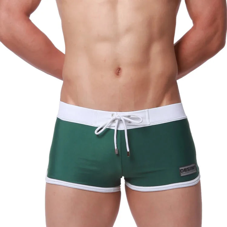 Summer Beach Mens Swimming Shorts For Men Swim Trunks Bermuda Surf Gym Swimwear Boxer Briefs Sexy Man Swimsuit Desmiit Zwembroek