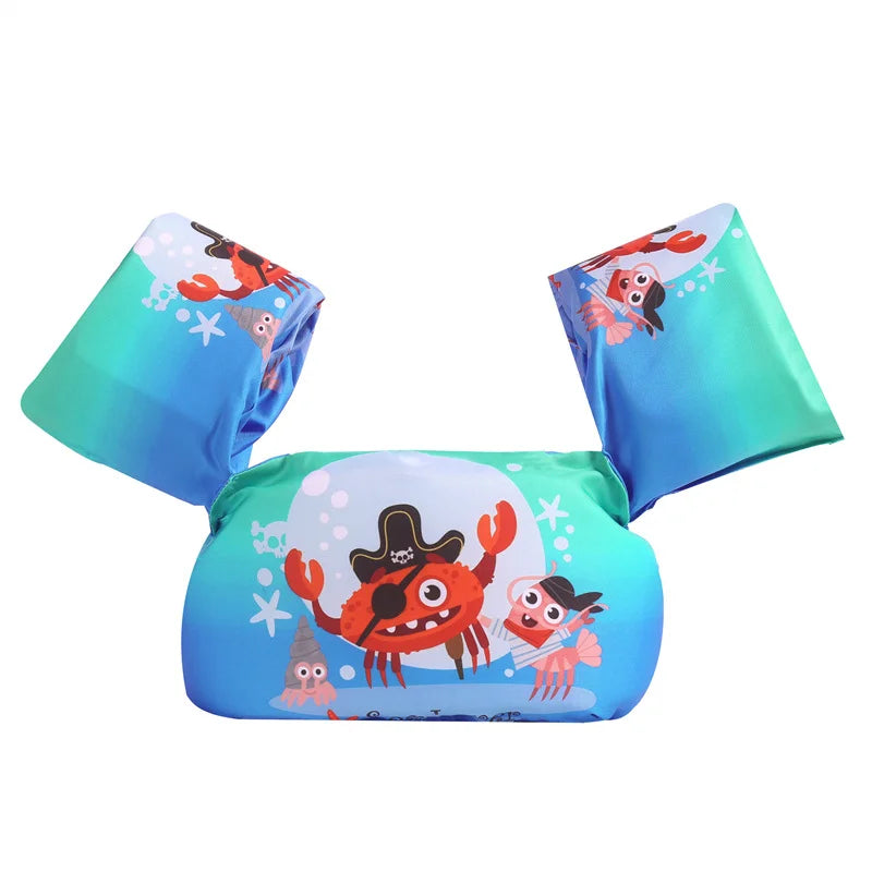Kid Safe Swim Foam Float Arm Sleeve Armbands Floating Ring Buoyancy Swimming Equipment Pool Toys Soft Wear Resistant Portable