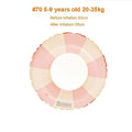 Kids Swimming Ring, PVC Inflatable Float - Striped Design for Boys & Girls, Pool & Beach Floating Donut, Summer Water Play